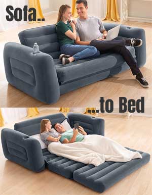 Intex Inflatable Pull-Out Sleeper Sofa