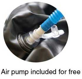 Free Air Pump with Inflatable Ottomans