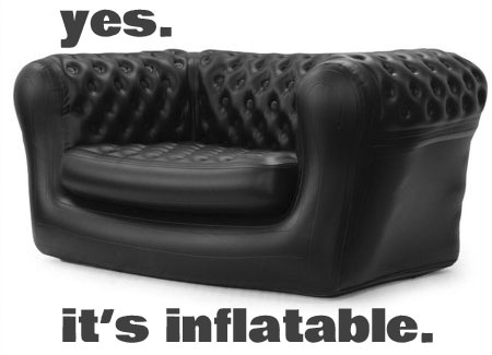 Inflatable Chesterfield Loveseat