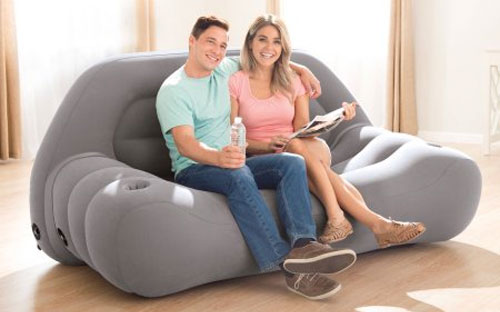 Intex Inflatable Loveseat can Fit 2 People Comfortably