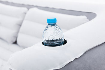 Multi-Max Inflatable Sofa Drink Holder in Armrest