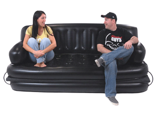 Pull Out Inflatable Sofa and How to Patch Air Leaks